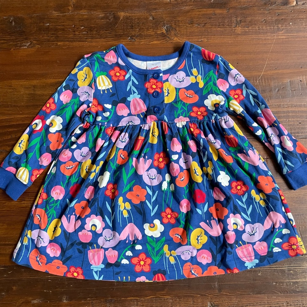 Hanna Andersson thick soft cotton dress size 3